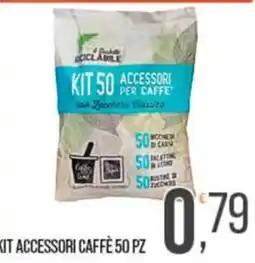Cash pro Kit 50 accessori per caffè con zucchero bianco offerta