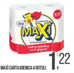 Cash pro Maxi carta igienica offerta