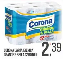Cash pro Corona carta igienica grande & bella offerta