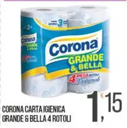 Cash pro Corona carta igienica grande & bella offerta