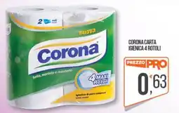 Cash pro Corona carta igienica offerta