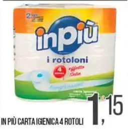 Cash pro inpiù i rotoloni offerta