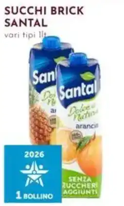 Pan Succhi brick Santal offerta