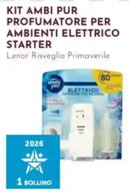 Pan Kit Ambi Pur profumatore per ambienti elettrico starter Lenor Risveglio Primaverile offerta