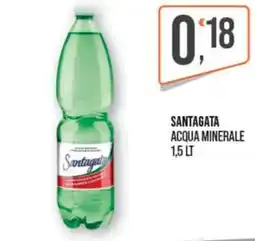 Cash pro Santagata acqua minerale offerta