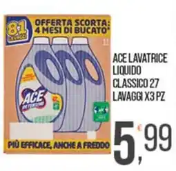 Cash pro Ace lavatrice liquido classico offerta