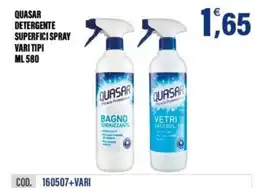 Adhoc Quasar detergente superfici spray offerta