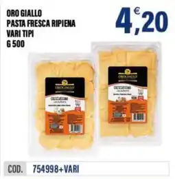 Adhoc Oro Giallo pasta fresca ripiena offerta