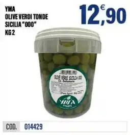 Adhoc Yma olive verdi tonde sicilia "000" offerta