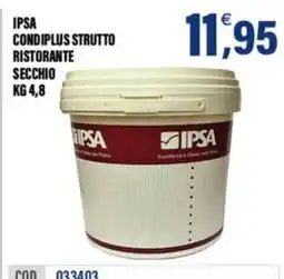 Adhoc Ipsa condipplus strutto ristorante offerta