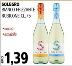 Big Food Solegro bianco frizzante offerta