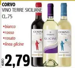 Big Food Corvo vino terre siciliane offerta