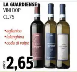 Big Food La Guardiense vini dop offerta