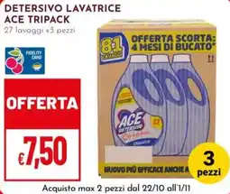 Pan Detersivo lavatrice Ace offerta