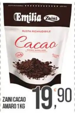 Cash pro Zaini cacao amaro offerta