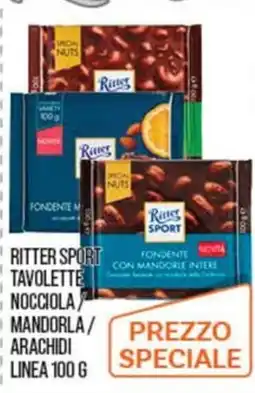 Cash pro Ritter Sport fondente con mandorle intere offerta
