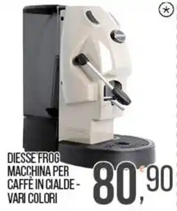 Cash pro Diesse Frog macchina per caffè in cialde offerta