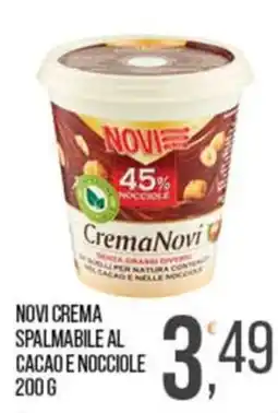 Cash pro Novi crema spalmabile al cacao e nocciole offerta