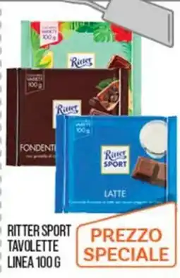 Cash pro Ritter Sport tavolette linea 100 g offerta