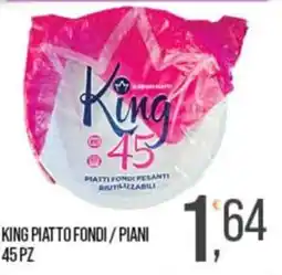 Cash pro King piatto fondi / piani offerta