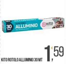 Cash pro Kito rotolo alluminio offerta