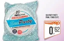 Cash pro SeaParty piatti riutilizzabili offerta