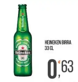 Cash pro Heineken birra offerta