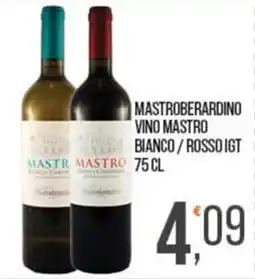 Cash pro Mastroberardino Vino Mastro Bianco / Rosso IGT offerta