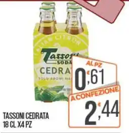 Cash pro Tassoni Cedrata offerta