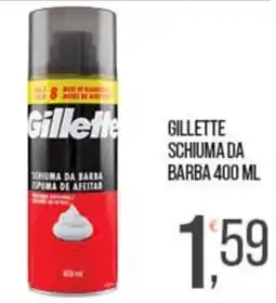 Cash pro Gillette schiuma da barba offerta