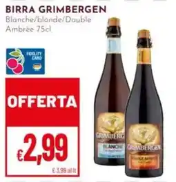 Pan Birra Grimbergen offerta