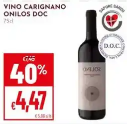 Pan Vino Carignano Onilos DOC offerta