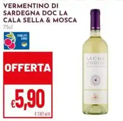 Pan Vermentino di Sardegna DOC La Cala Sella & Mosca offerta