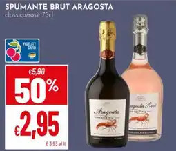 Pan Spumante brut aragosta offerta