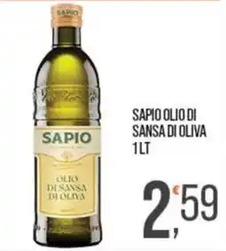 Cash pro Sapio olio di sansa di oliva offerta