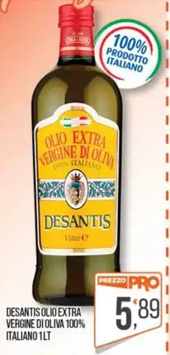 Cash pro Desantis olio extra vergine di oliva offerta