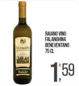 Cash pro Raiano Falanghina Beneventano offerta