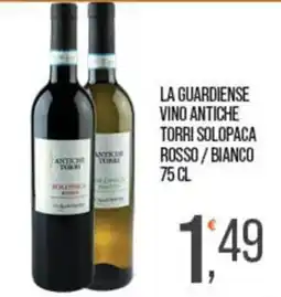 Cash pro La guardiense vino antiche torri solopaca offerta