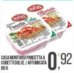 Cash pro Casa Montorsi Pancetta a cubetti dolce / affumicata offerta