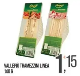 Cash pro Vallepiù tramezzini linea offerta