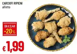 IperFamila Carciofi ripieni all'etto offerta