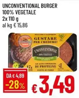 IperFamila Unconventional burger offerta