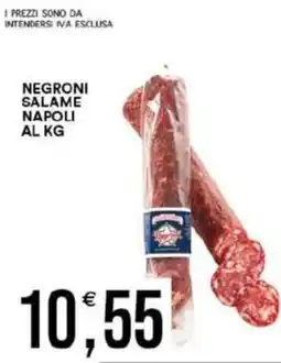 Vantaggio Cash&Carry Negroni salame napoli offerta