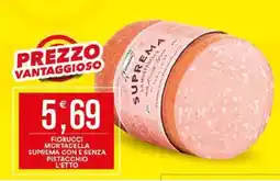 Vantaggio Cash&Carry Fiorucci mortadella suprema con e senza pistacchio offerta