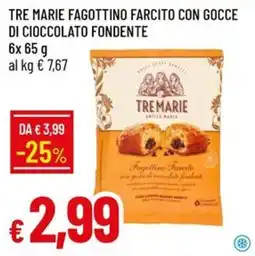 IperFamila Tre Marie Fagottino Farcito con Gocce di Cioccolato Fondente offerta