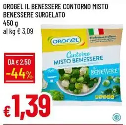 IperFamila Orogel contorno misto benessere offerta