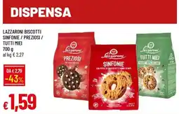 IperFamila Lazzaroni biscotti sinfonie offerta