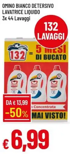 IperFamila Omino bianco detersivo lavatrice liquido offerta