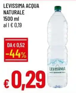 IperFamila Levissima acqua naturale offerta