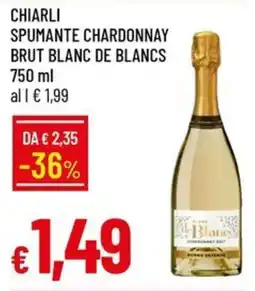 IperFamila Chiarli spumante chardonnay brut blanc de blancs offerta